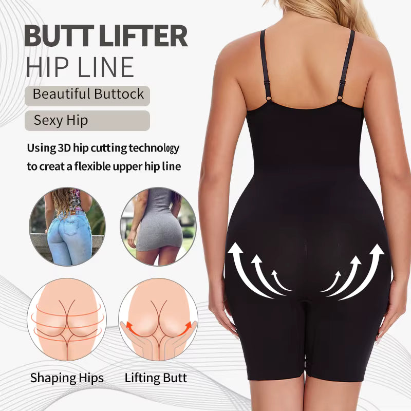 Women’s Shapewear Bodysuit – Tummy Control, Slim Waist, Butt Lift