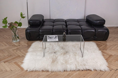 Natural Sheepskin Ivory Carpet - Rectangle-0