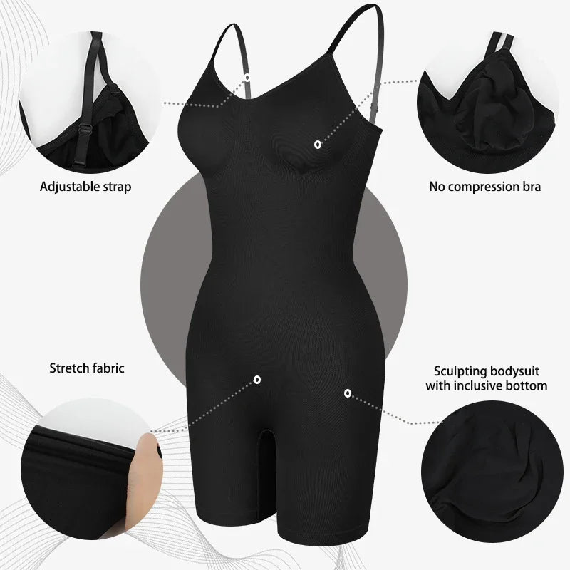 Women’s Shapewear Bodysuit – Tummy Control, Slim Waist, Butt Lift