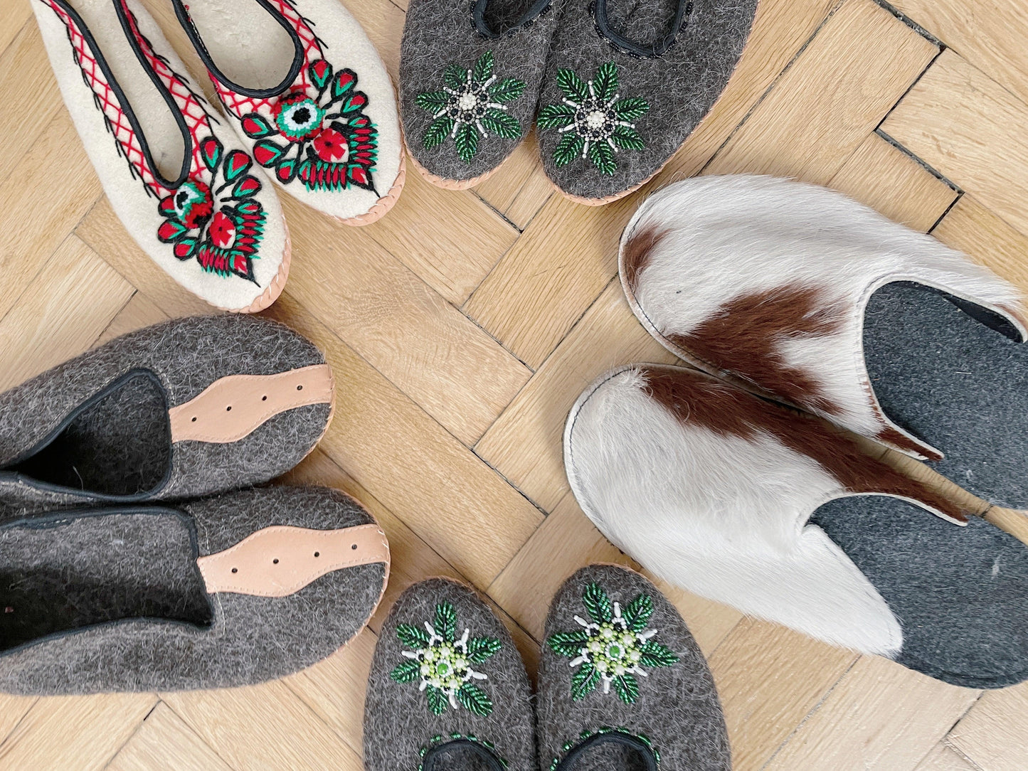Adult Woolen Slippers (felt)-3