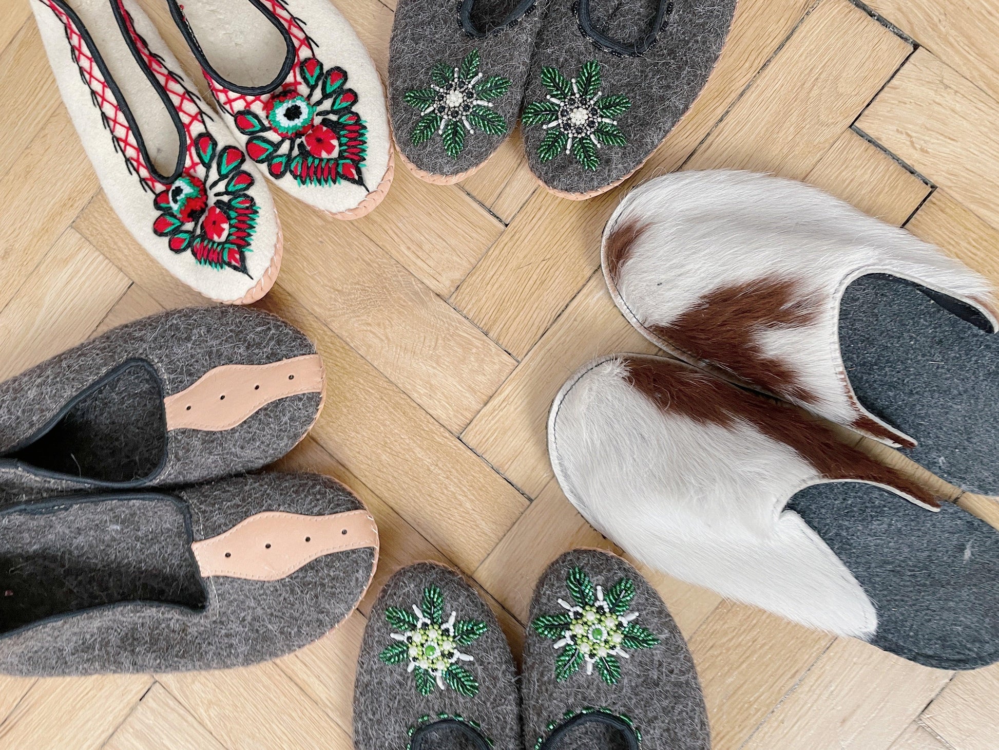 Adult Woolen Slippers (felt)-3